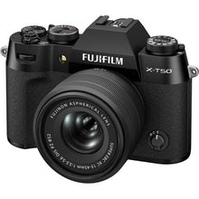 Load image into Gallery viewer, Fujifilm X-T50 Mirrorless Camera with XC 15-45mm F3.5-5.6 Lens (Black)