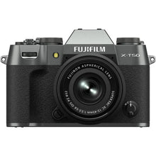 Load image into Gallery viewer, Fujifilm X-T50 Mirrorless Camera with XC 15-45mm F/3.5-5.6 Lens (Charcoal Silver)