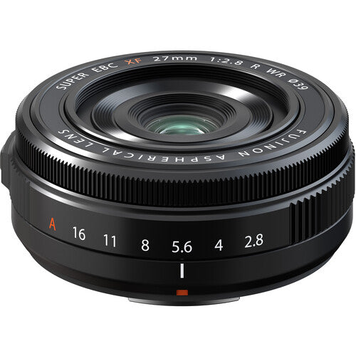 Fujifilm XF 27mm F2.8 R WR Lens Black