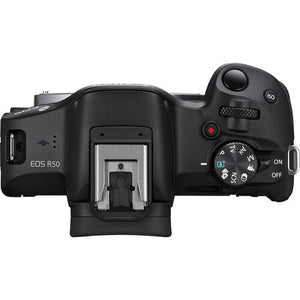 Canon EOS R50 Body with RF 18-45mm Black