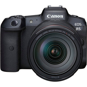 Canon EOS R5 Body with RF 24-105mm f/4L IS USM Lens Without R Adapter