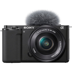 Sony ZV-E10 Mirrorless Camera With 16-50mm Lens Black (ILCZV-E10L)
